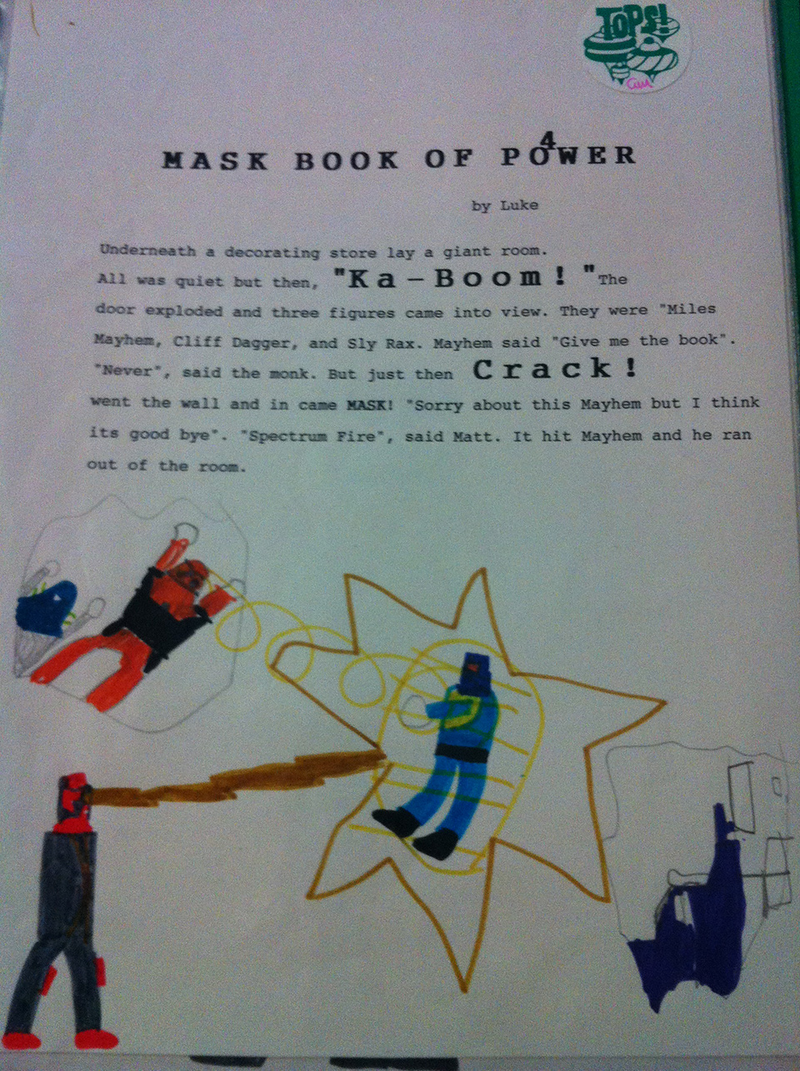 Illustration for article titled A Child's Sketchbook From the 1980s, Preserved For the 21st Century
